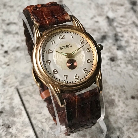 VINTAGE 1990’S ART DECO FOSSIL TM-7210 - Picture 1 of 5